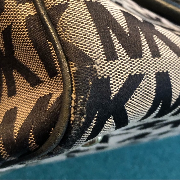 Michael Kors cloth satchel handbag signature logo - Picture 10 of 10